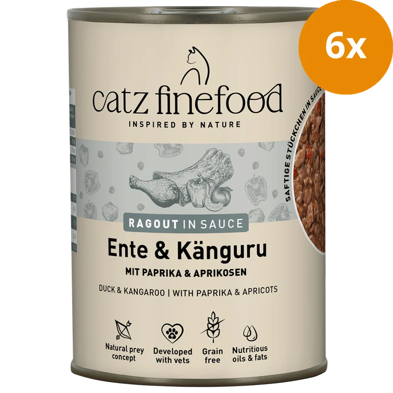 catz finefood Ragout No. 607 Ente & Känguru 380 g