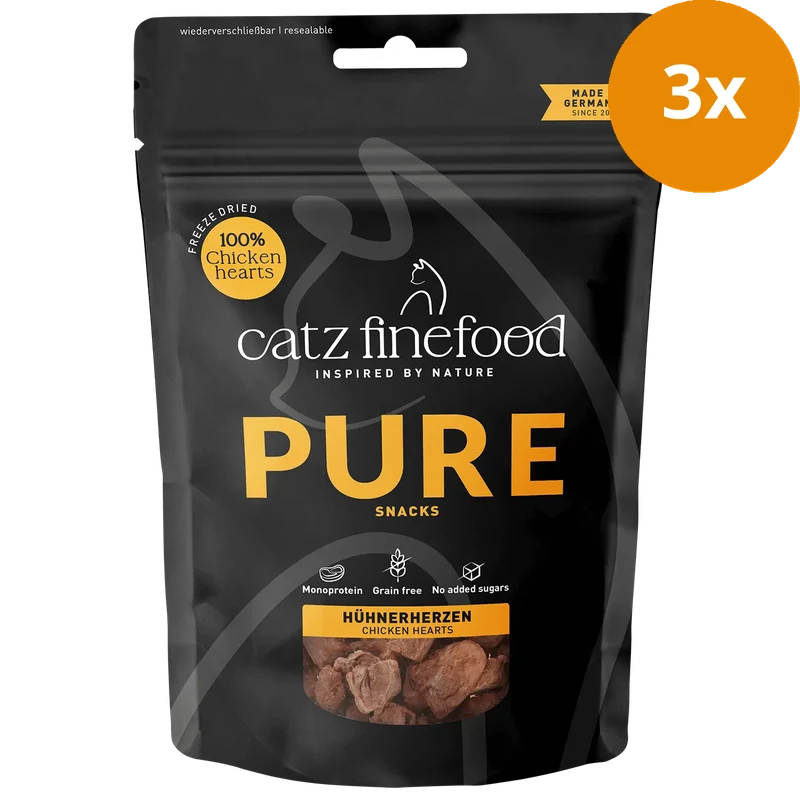 catz finefood Purrrrly No. 103 - Hühnerherzen 35 g