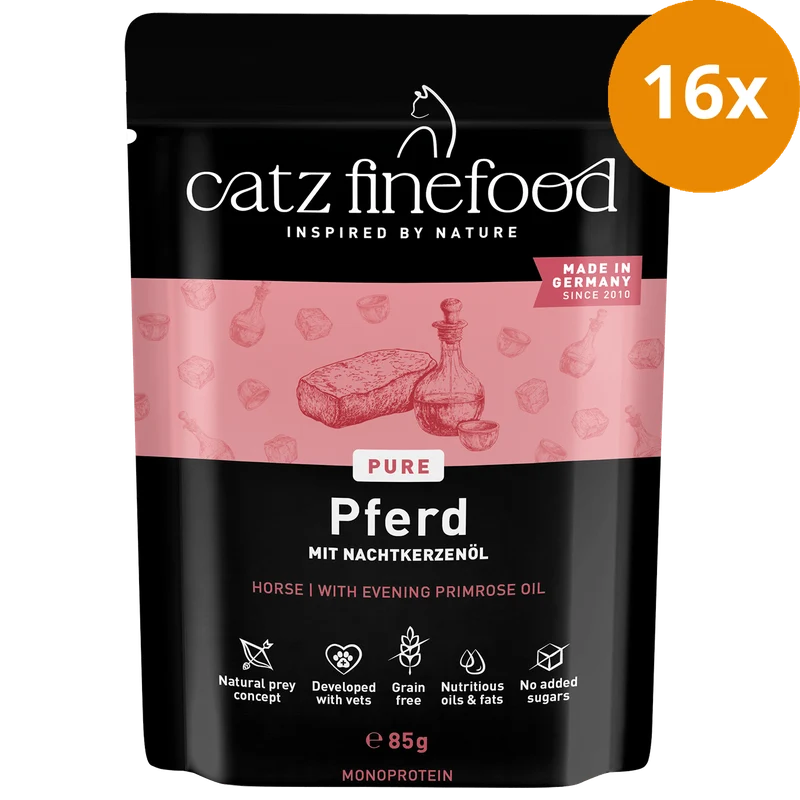 catz finefood Purrrr No. 123 Pferd 85 g