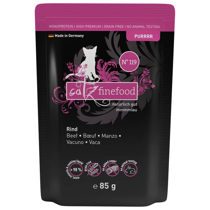 catz finefood Purrrr No. 119 Rind 85 g