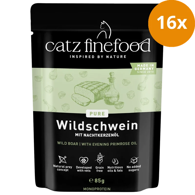 catz finefood Purrrr No. 109 Wildschwein 85 g