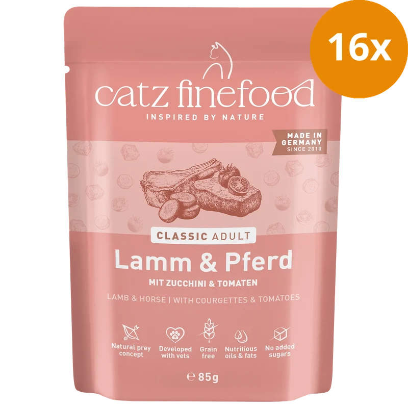 catz finefood No. 19 Lamm & Pferd 85 g