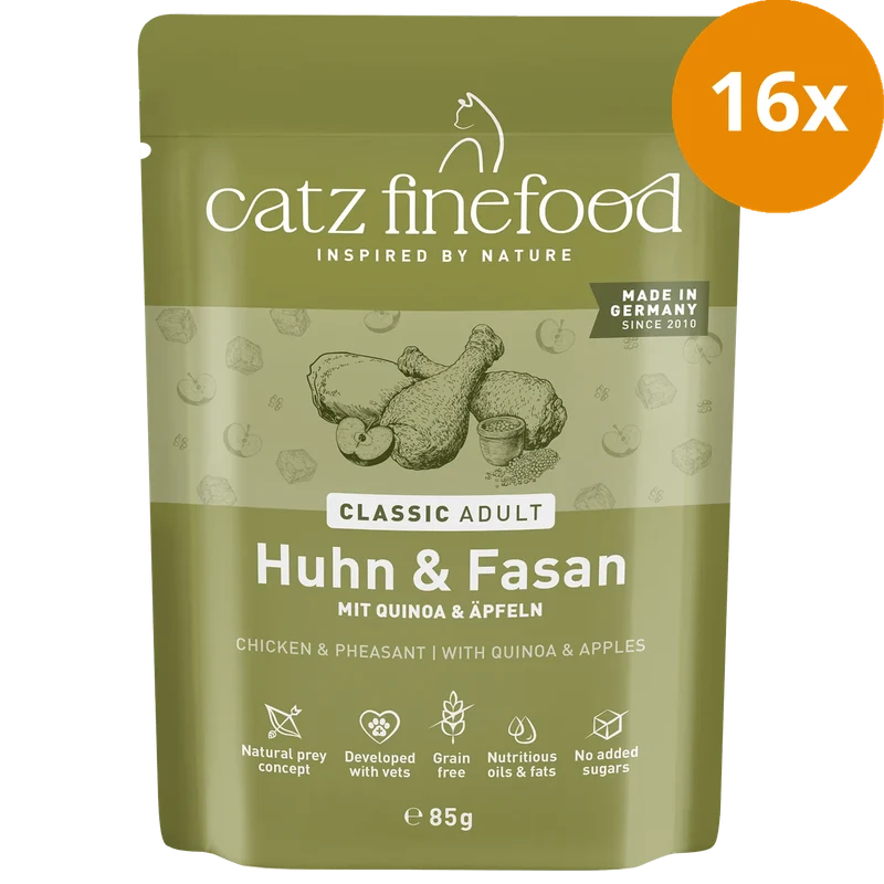 catz finefood No. 15 Huhn & Fasan 85 g