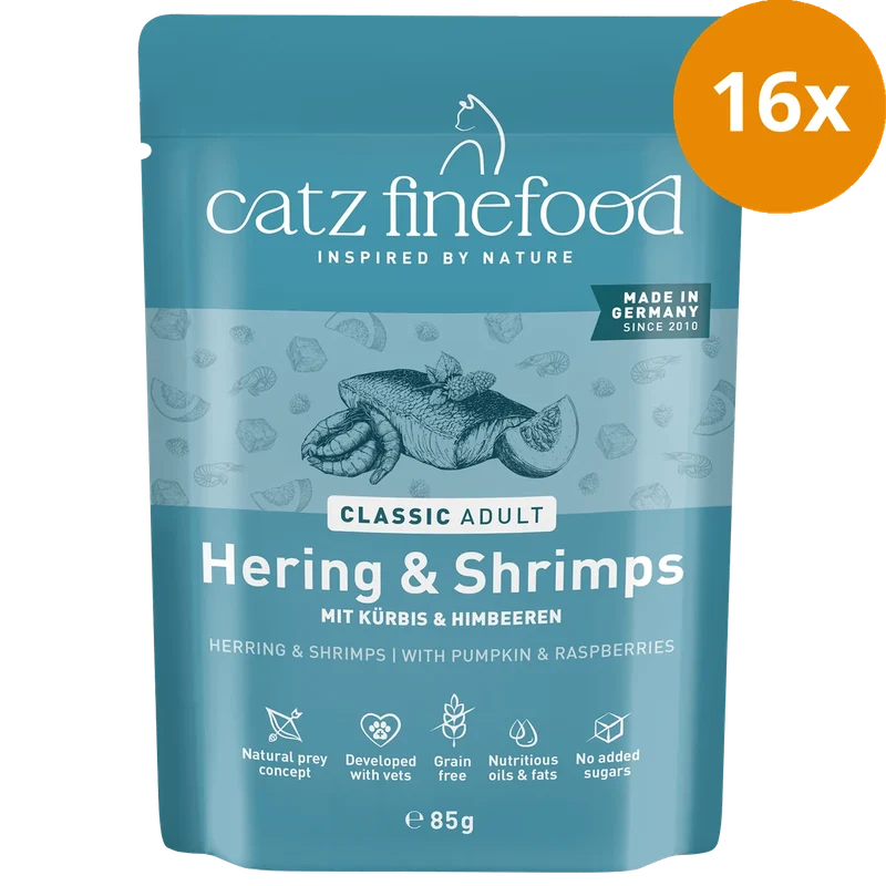 catz finefood No. 13 Hering & Shrimps 85 g
