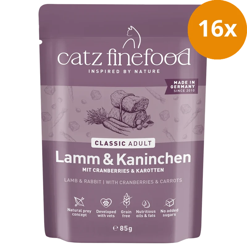 catz finefood No. 11 Lamm & Kaninchen 85 g