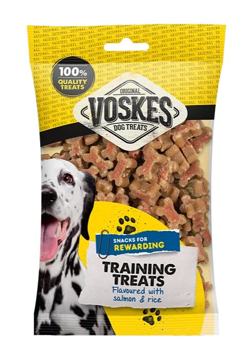 TRAINING TREATS LACHS & REIS von Voskes