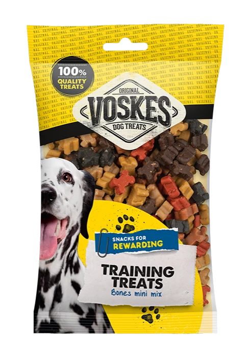 TRAINING TREATS BONES MINI MIX von Voskes