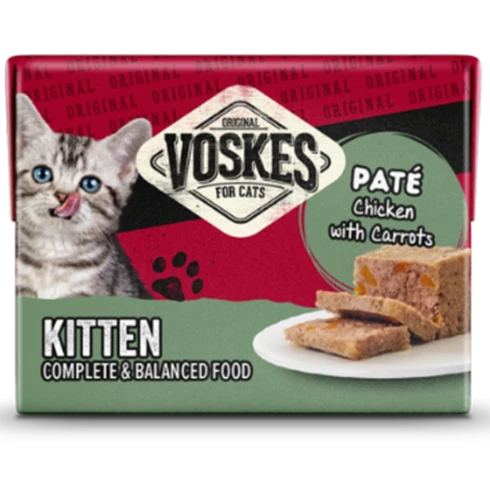 KITTEN - PASTETE HUHN MIT KAROTTEN von Voskes