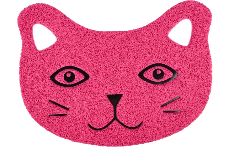 Katzenstreu Matte Fuchsie