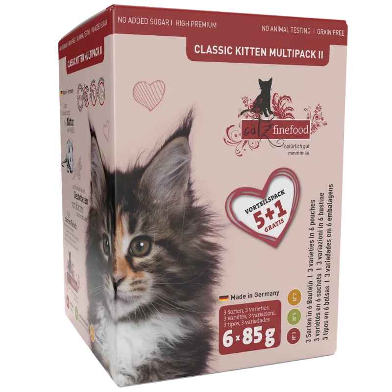 catz finefood Kitten MP II 6x85 g (5+1)