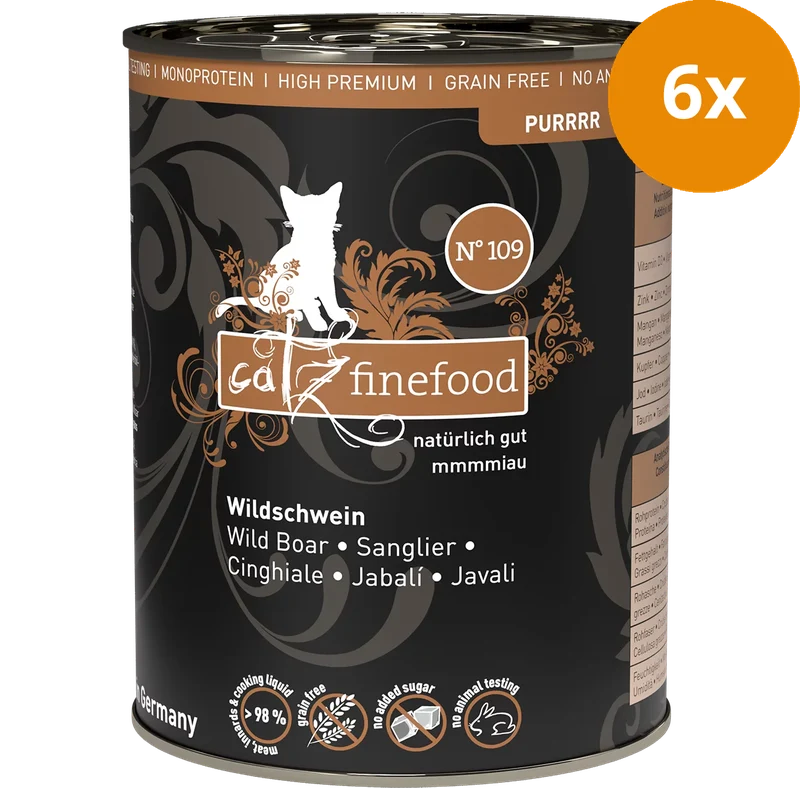 catz finefood Purrrr No. 109 Wildschwein 400 g