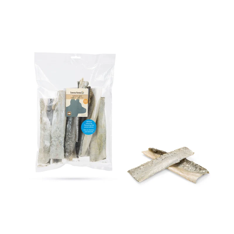 Beeztees Lachshaut Hundesnack