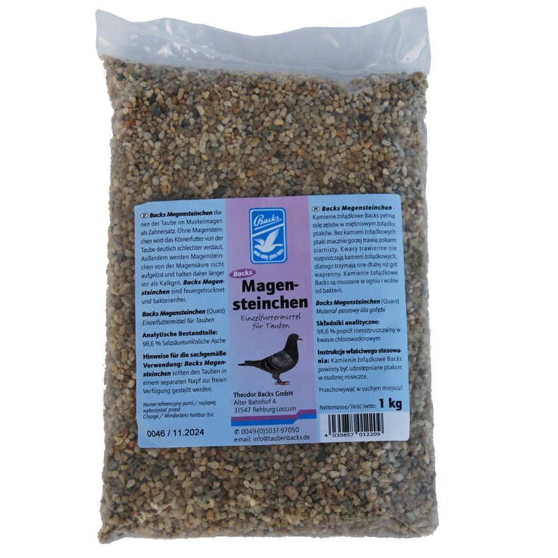 Magensteinchen von Backs grob