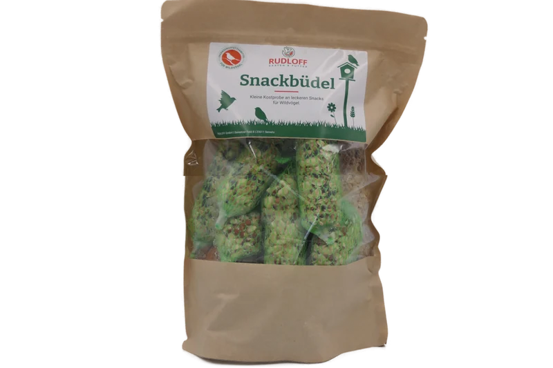Snackbüdel - kleine Kostprobe an leckeren Snacks für Wildvögel von Rudloff