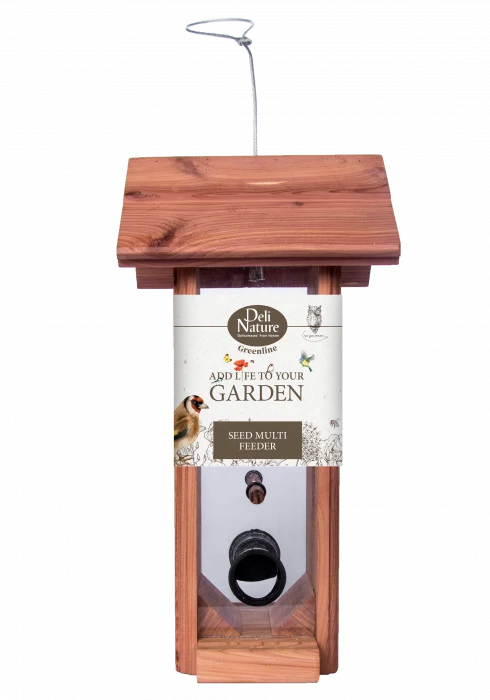 Seed Multi Feeder - Vogelfutterstation - für Wildvogelfutter, Greenline von Deli Nature