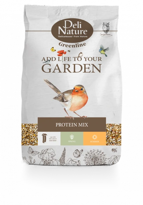 Wildvogelfutter Greenline Protein Mix von Deli Nature