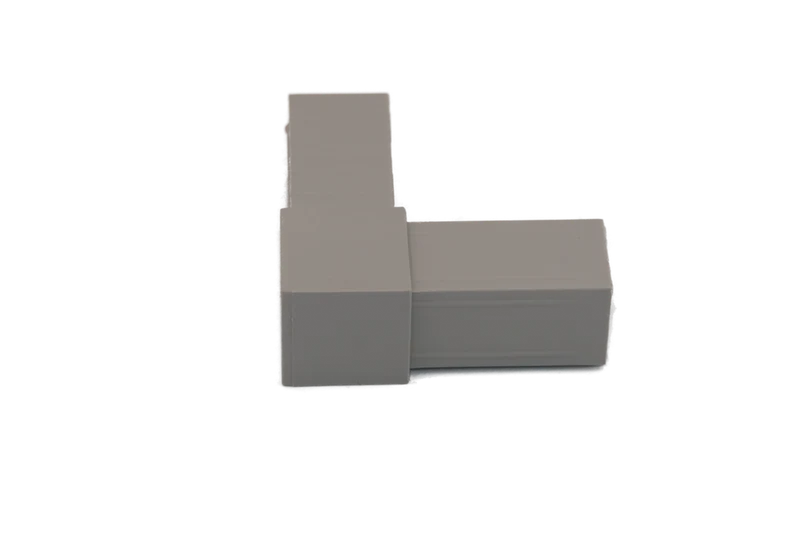 Steckverbinder 20x20x1,5 mm glasfaserverstärkt in grau, schwarz und grün