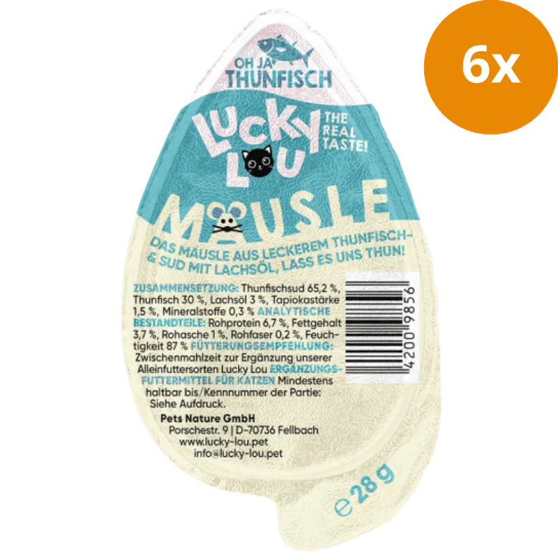 Lucky Lou Snack Mäusle Thunfisch 28 g