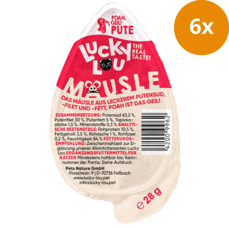 Lucky Lou Snack Mäusle Pute 28 g