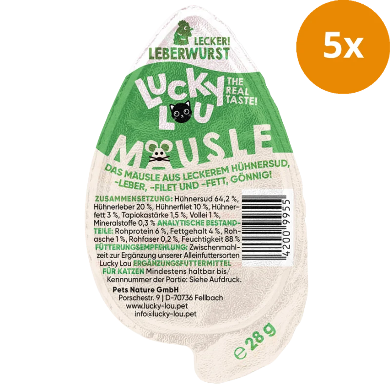 Lucky Lou Mäusle Leberwurst 28 g