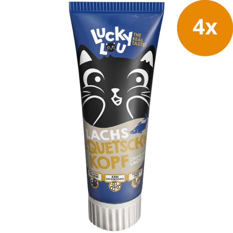 Lucky Lou Quetschkopf Adult Lachs 75 g