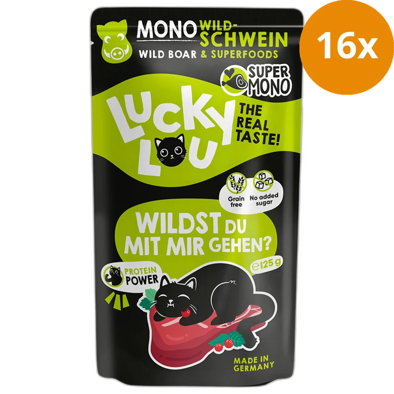 Lucky Lou SuperMono Wildschwein 125 g