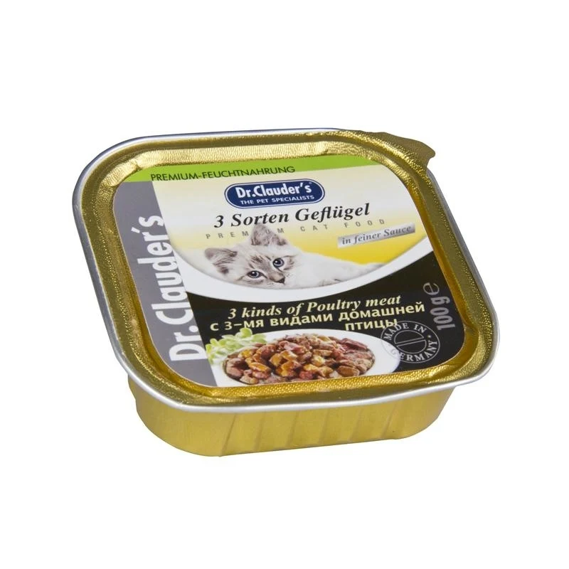 Premium Katzenfutter in Schälchen
