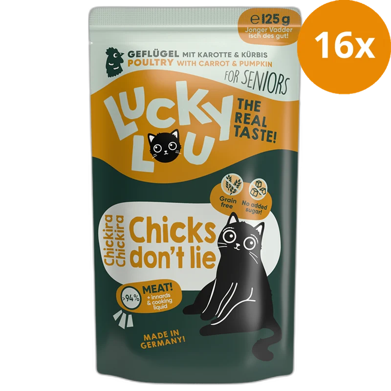 Lucky Lou PB Lifestage Senior Geflügel 125 g