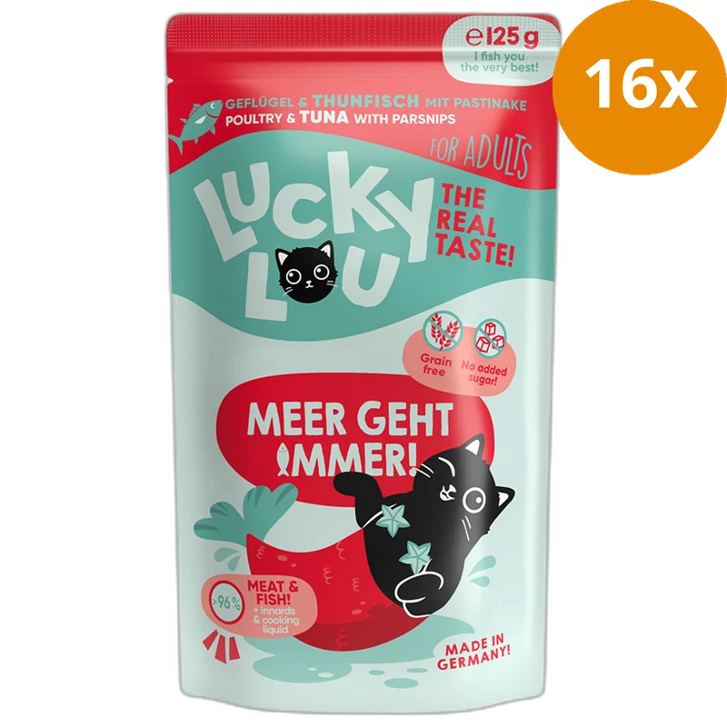 Lucky Lou Lifestage Adult Geflügel & Thunfisch 125 g