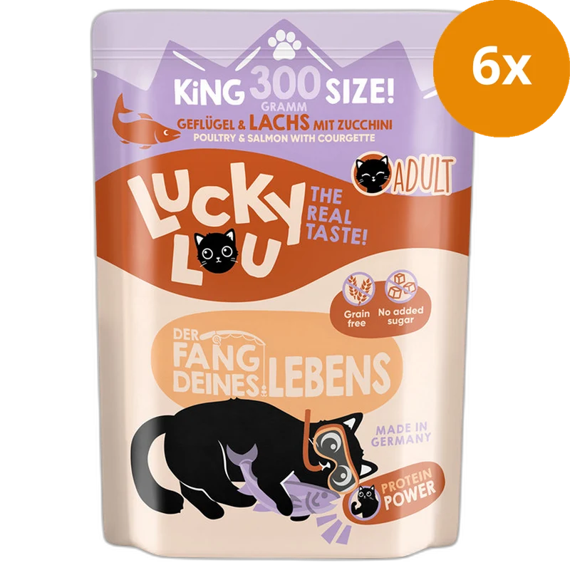 Lucky Lou Lifestage Adult Geflügel & Lachs 300 g