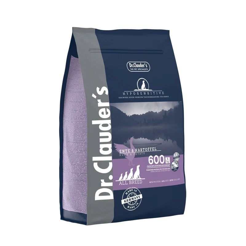 Hundefutter Hyposensitive Ente und Kartoffel