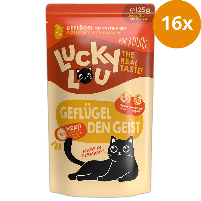Lucky Lou PB Lifestage Adult Geflügel 125 g