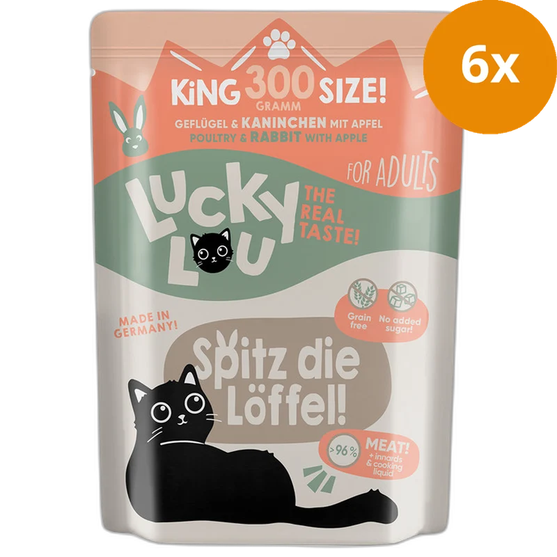 Lucky Lou PB Lifestage Adult Geflügel + Kaninchen 300 g