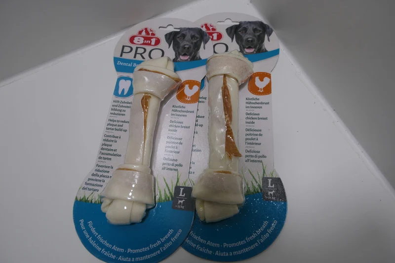 Pro Dental für Hunde großer Rassen – Kauknochen mit Hähnchengeschmack, für saubere Zähne 1 Kaufen + 1 Gratis