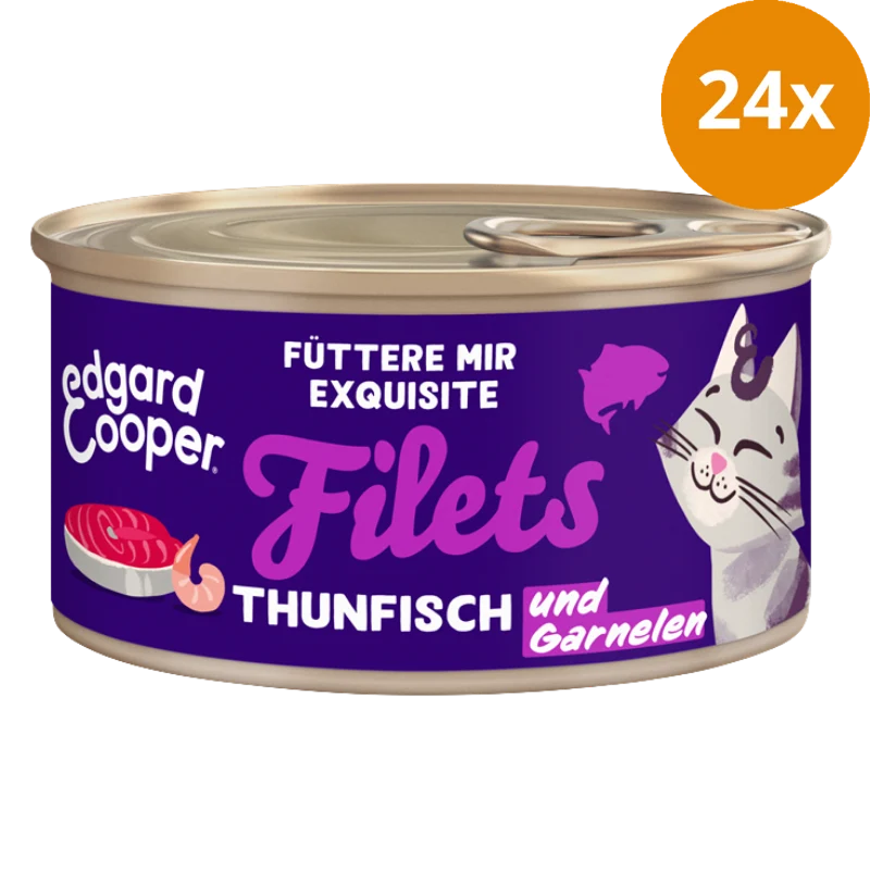 Edgard & Cooper Filets Frischer Thunfisch und Garnele 70 g