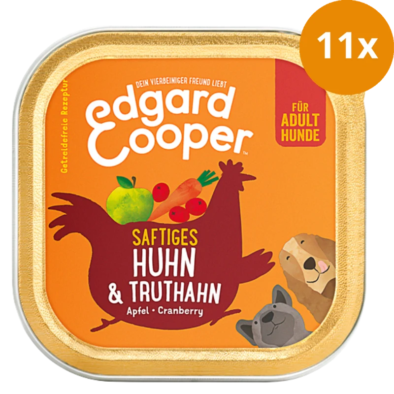 Edgard & Cooper Dog Huhn & Pute Adult 150 g