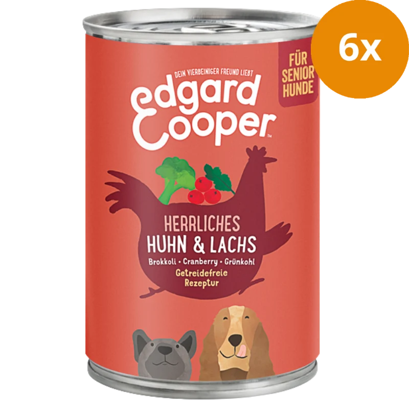 Edgard & Cooper Dog Huhn & Lachs Senior 400 g