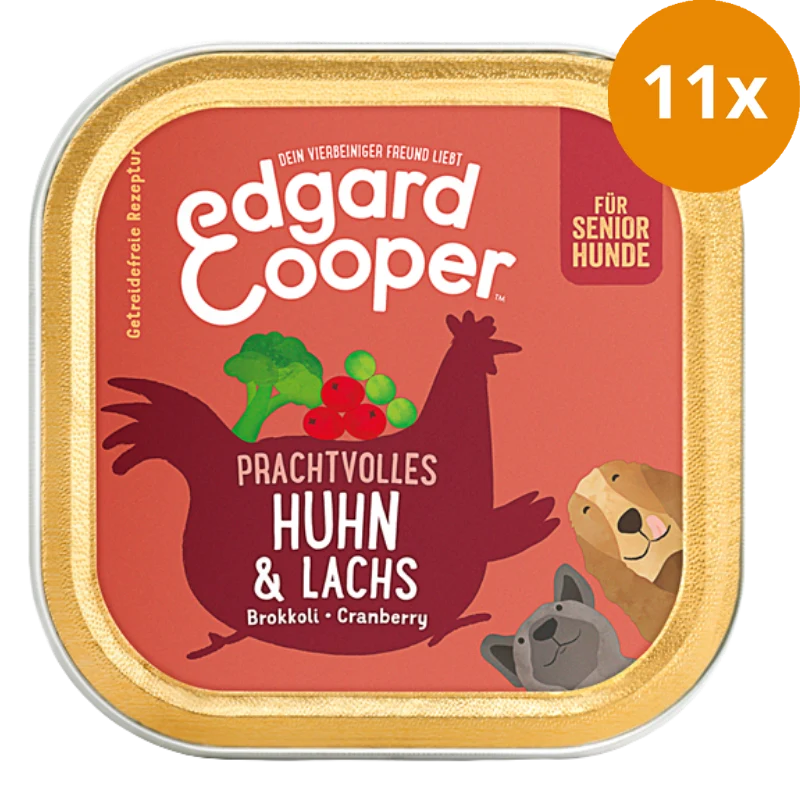 Edgard & Cooper Dog Huhn & Lachs Senior 150 g