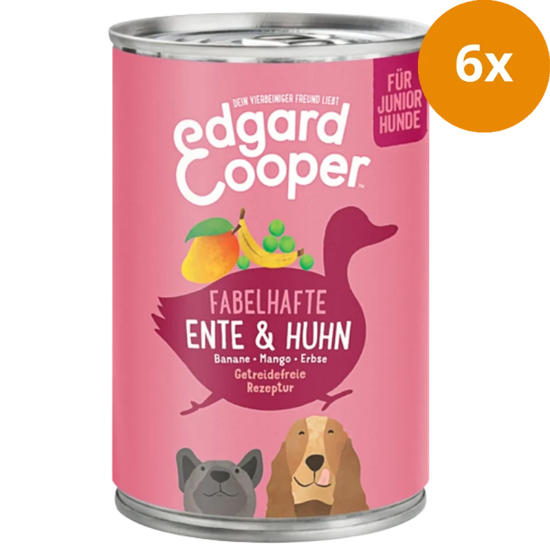 Edgard & Cooper Dog Ente & Huhn Puppy 400 g