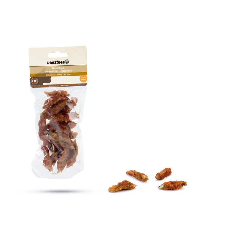 Beeztees Katzensnack getrocknete Fische mit Huhn