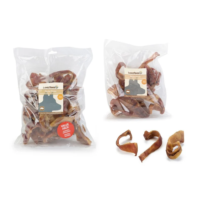 Beeztees Schweineohrstücke Hundesnack