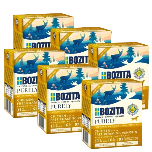Bozita Purely Paté mit Hirsch 370 g Tetra