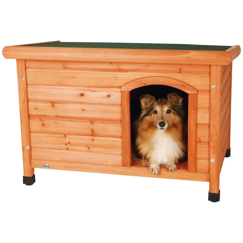 Trixie Hundehütte Natura mit Flachdach