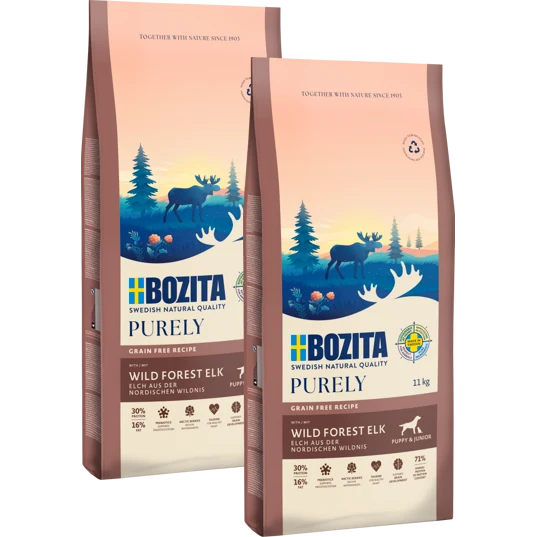 Bozita Dog Purely Puppy & Junior Small Elch