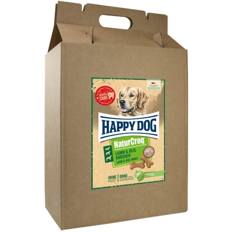 Happy Dog NaturCroq Knochen mit Lamm & Reis 5 kg