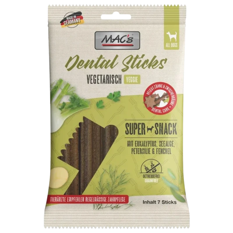 MAC's Dog Dental Sticks Vegetarisch 190 g