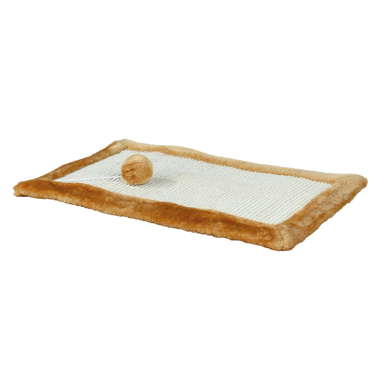 Kratzmatte mit Plüsch für Katzen