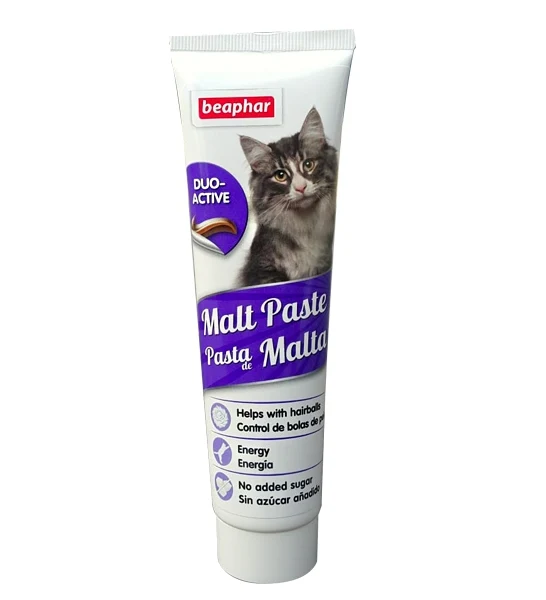 Beaphar Malt Paste Hairball Remedy for Cats 100G