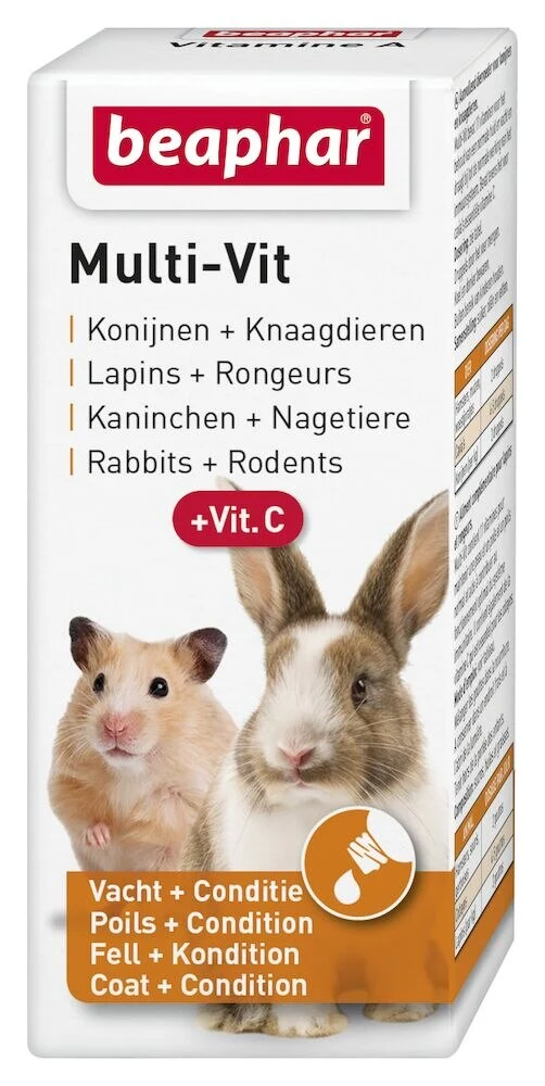 Beaphar Multi-Vit Rabbit & Rodents Supplement 20ml