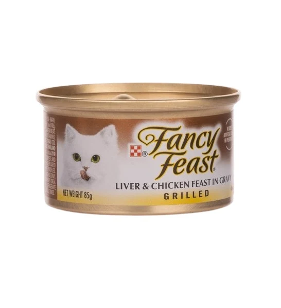 PURINA Fancy Feast Grilled Liver & Chicken Wet Cat Food 85G
